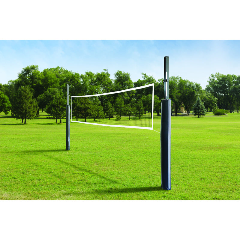 Aluminum 3 1/2" Outdoor Volleyball Net System, Blast by First Team