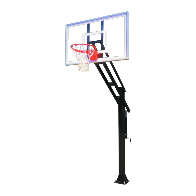 First Team Force In-Ground Adjustable Basketball Goal