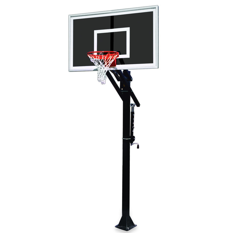 First Team Jam In-Ground Adjustable Basketball Goal