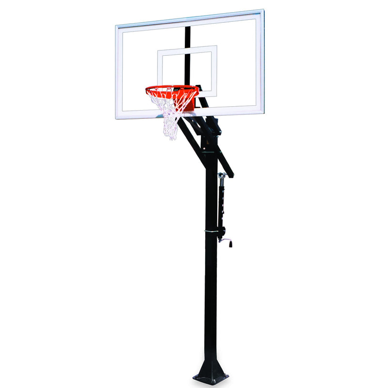 First Team Jam In-Ground Adjustable Basketball Goal