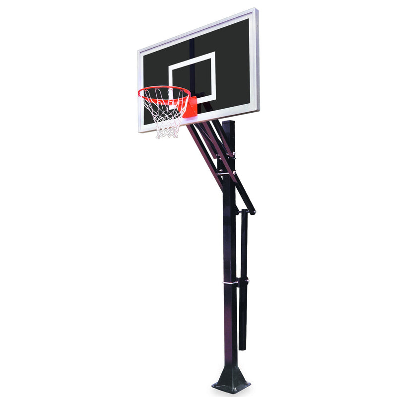 In-Ground Adjustable Basketball Hoop, Slam by First Team