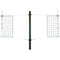 First Team Stellar 3 1/2" Aluminum Recreational Volleyball Net System