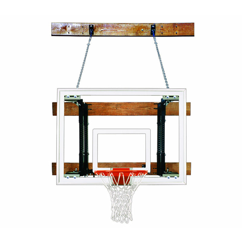 First Team FoldaMount46 Maverick Side Folding Wall Mounted Basketball System