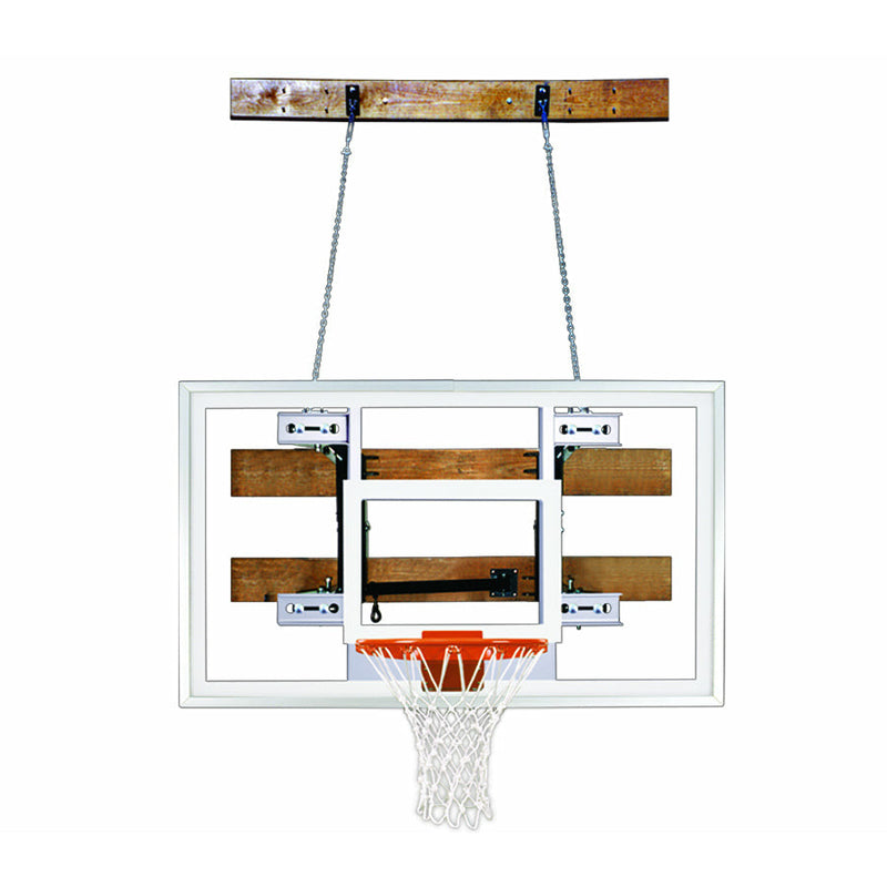 First Team Foldamount46 Pro Side Folding Wall Mounted Basketball System