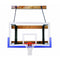 First Team FoldaMount46 Triumph Side Folding Wall Mounted Basketball System