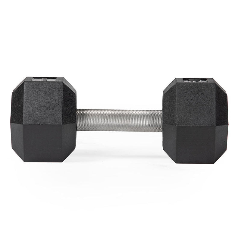 Straight Stainless Steel Hex Dumbbells