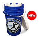 Jugs Big Blue Bucket of 6 Dozen Pearl Baseballs