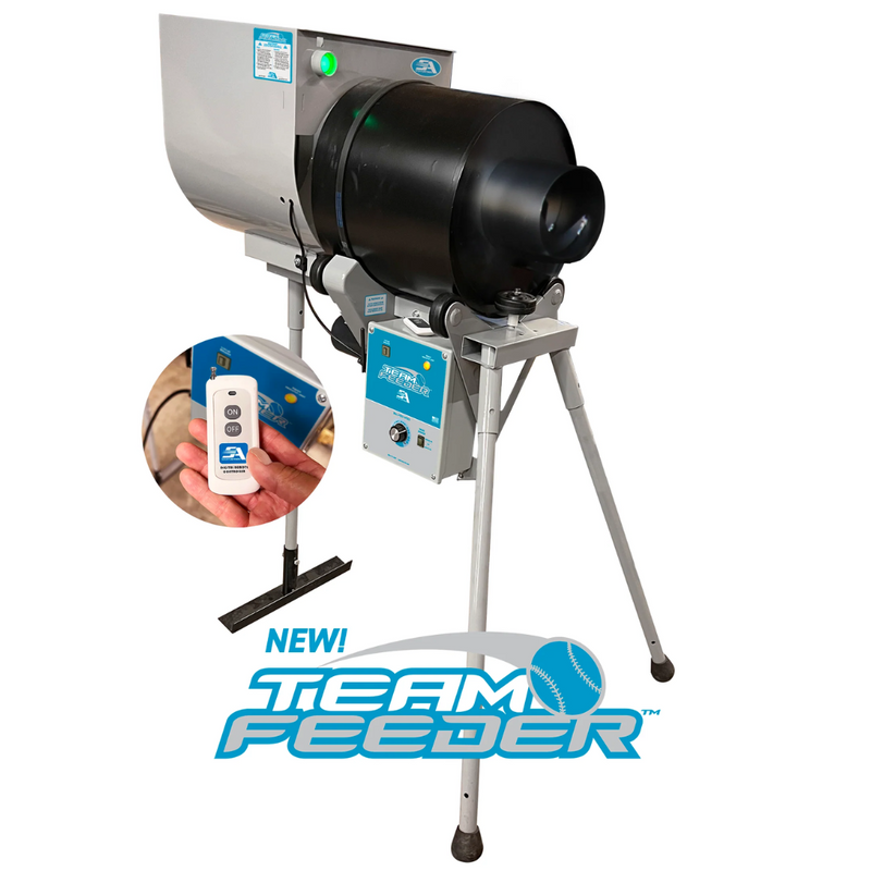 Sports Attack Team Feeder with Wireless Remote for Softball