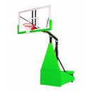 First Team Storm Arena Portable Basketball System With Official Glass Backboard