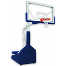 First Team Tempest Triumph-ST Portable Basketball System With Official Glass Backboard