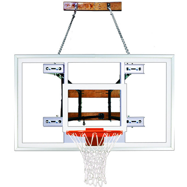 First Team FoldaMount82 Supreme Side Folding Wall Mounted Basketball System