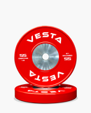 Colored Competition Bumper Plates - Red 55lb