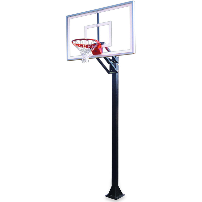 First Team Champ Nitro-BP In Ground Adjustable Basketball System