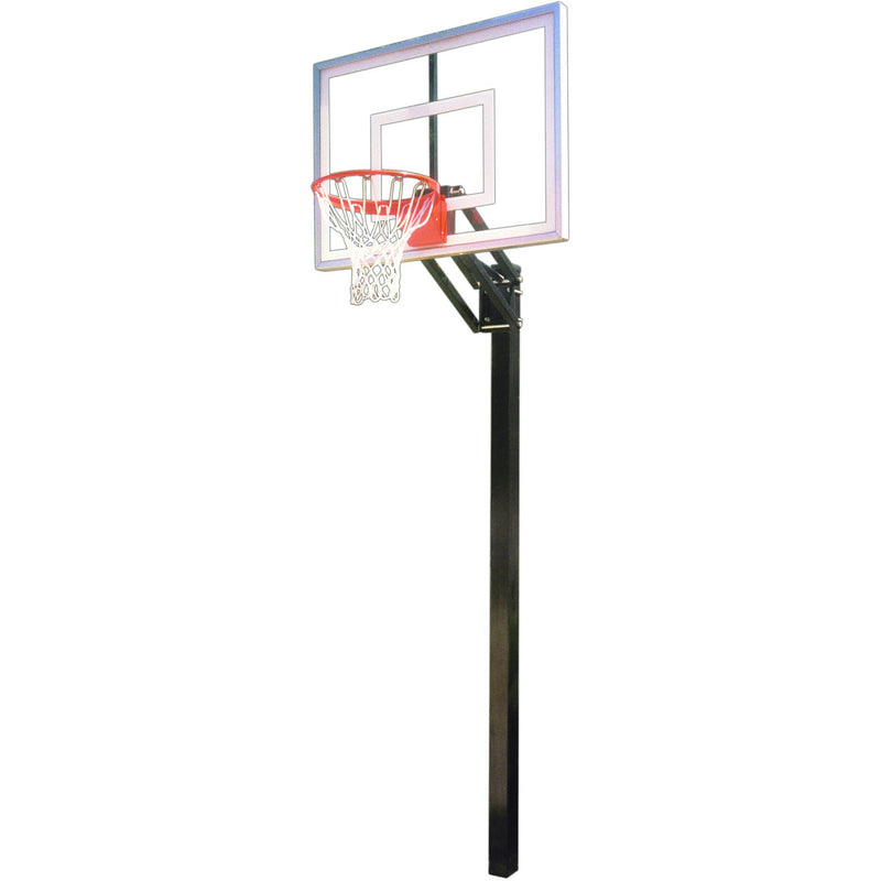 First Team Champ Turbo In Ground Adjustable Basketball System