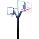 First Team Legend Jr. Select Dual Double Sided In Ground Fixed Height Basketball System