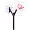 First Team Legend Playground Dual Double Sided In Ground Fixed Height Basketball System