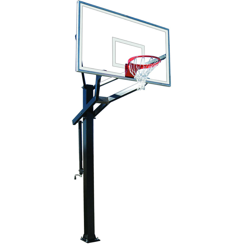 First Team PowerHouse 672 In Ground Adjustable Basketball System